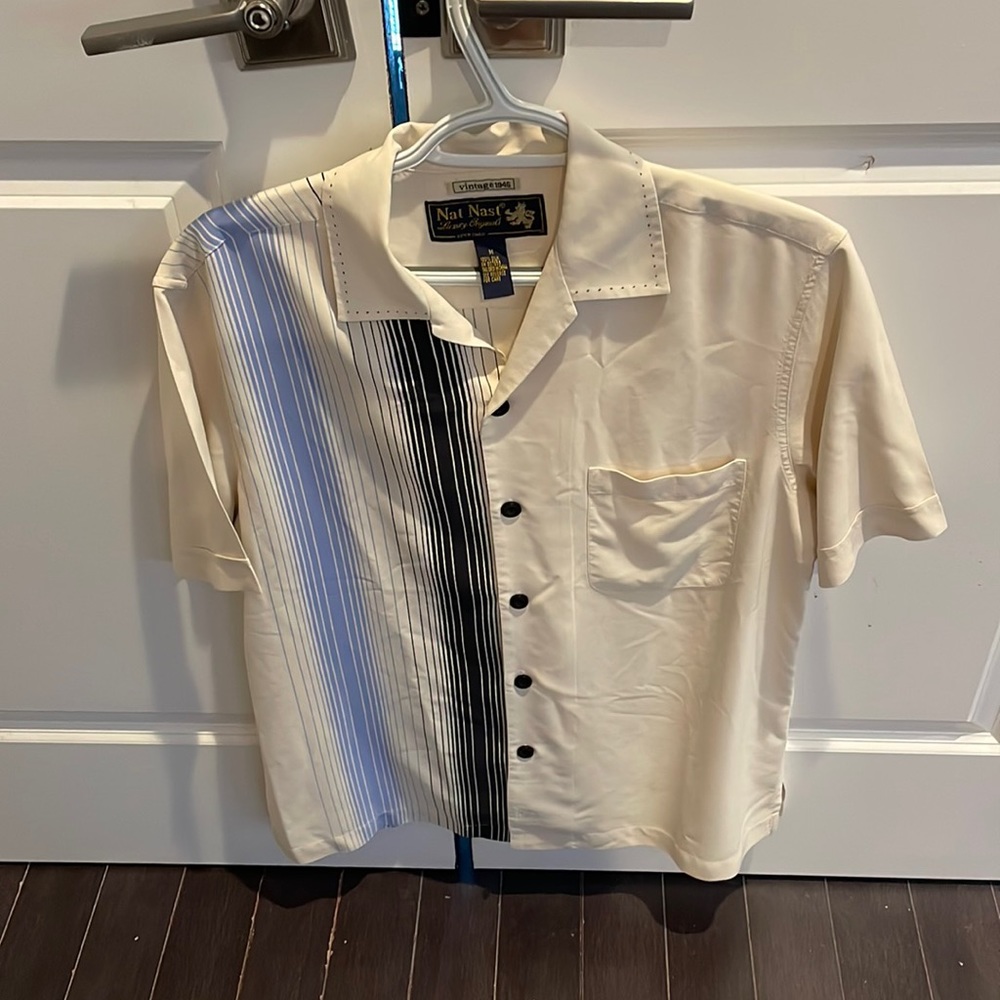 Nat Nast bowling shirt.  Retro design